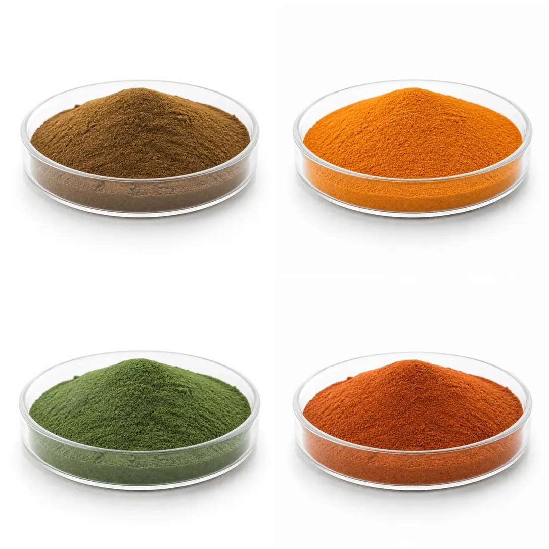Four complementary fertilizer inputs consolidated with our amino acid powder in one container: Fulvic Acid 50%, Super Fulvic Acid 90%, Seaweed Extract 30% and Potassium Ligno Sulphonate 60%