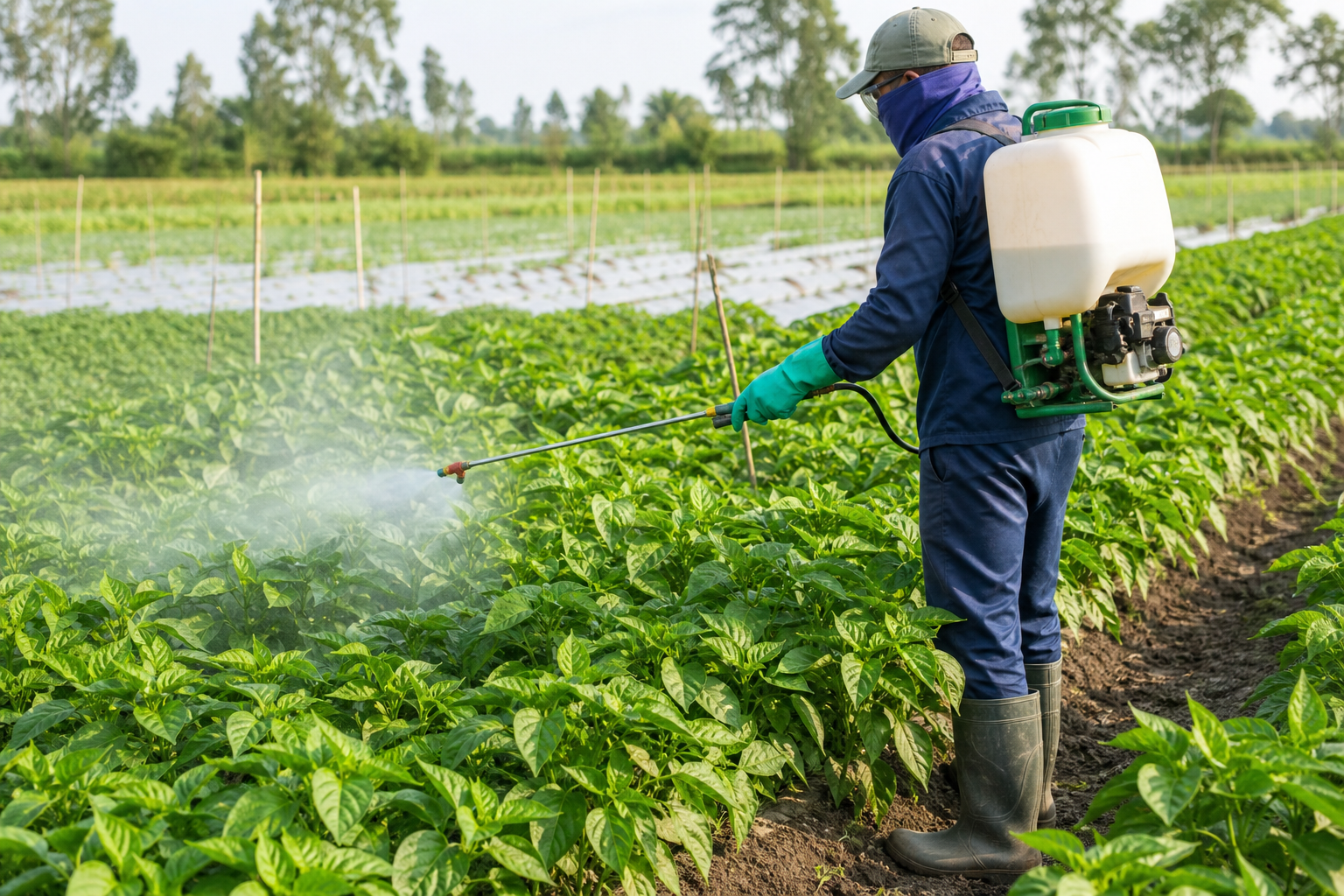 Agricultural nutrient application for healthy crop production